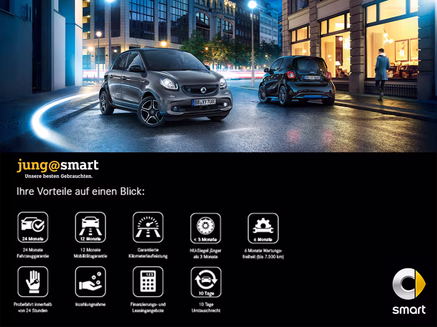 Smart #3 BRABUS 2xKlima 360 AUT Kam. KlimaA LM PDC THREE - Bild 21
