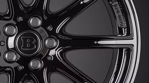 Brabus Felgen Detailaufnahme Speichen