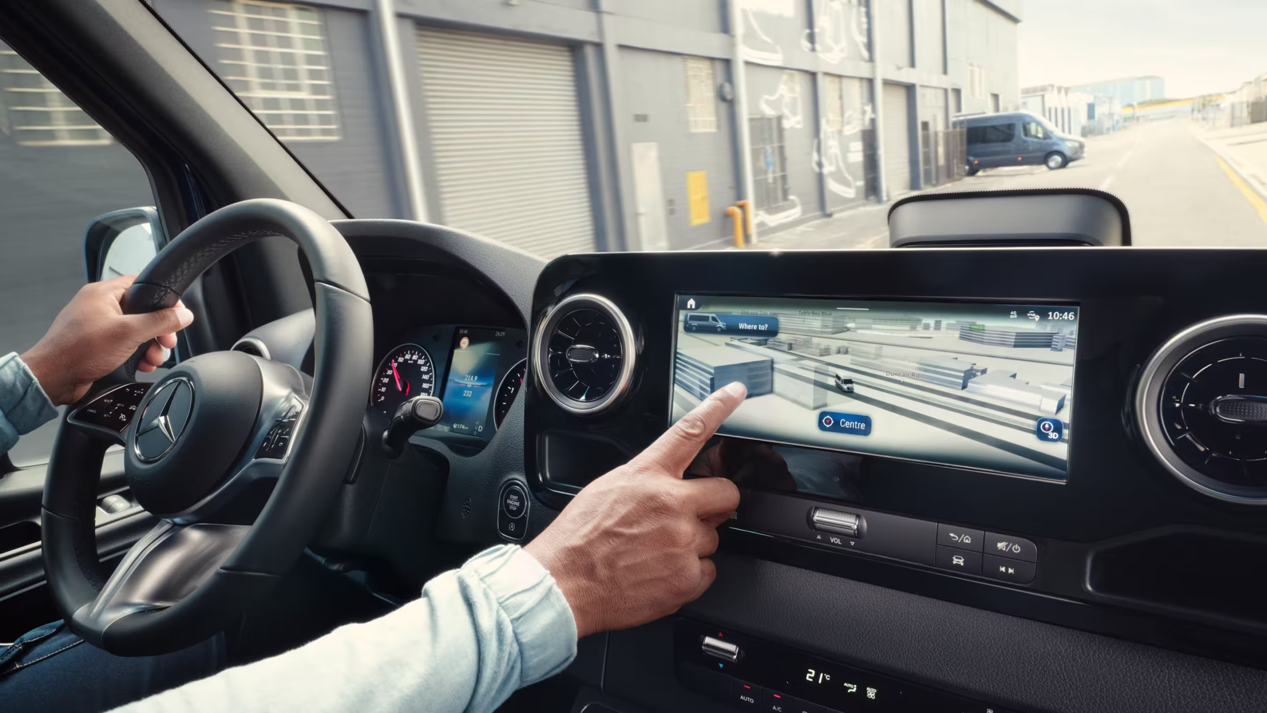 Sprinter Interior Display Mittelkonsole